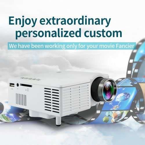 LMA Portable LED Entertainment Projector - WITH Projector screen (COMBO)