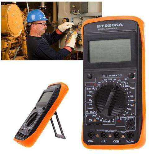 Digital Multimeter LCD AC/DC Ammeter Resistance Capacitance Tester