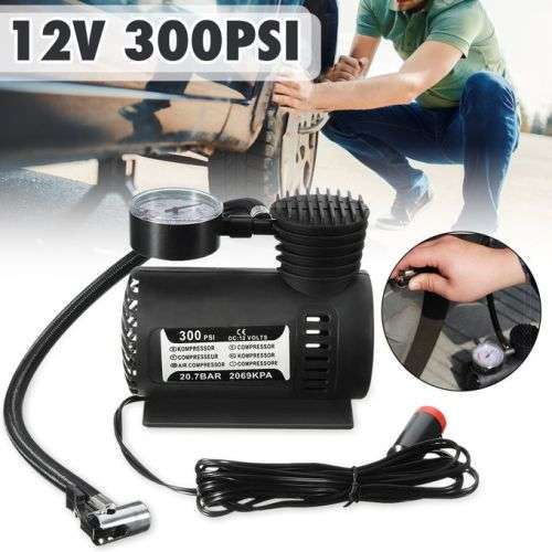 12V 300 PSI Electric Portable Inflator