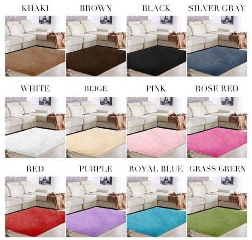 BEAUTIFUL SUPER SOFT FLUFFY 1.5 x 2m CARPETS
