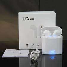 I7S TWS Wireless Earbuds with docking station and USB charger