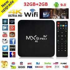 MXQ Pro 4K Android 9.0 TV Box 5G Wifi 32GB+2GB Smart Streaming Media Player