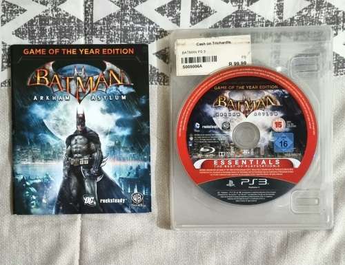 Batman Arkham Asylum for PS3 (No Cover)