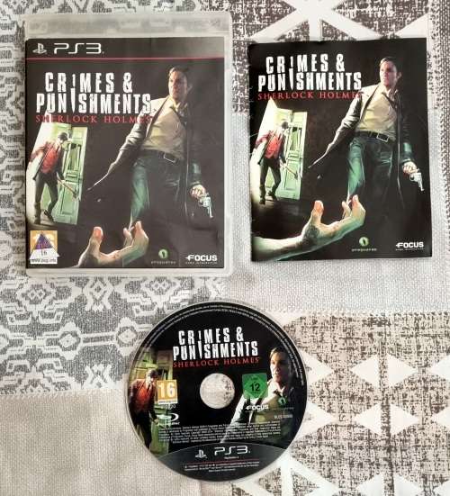 Crimes and Punishment Sherlock Holmes for PS3 - Complete