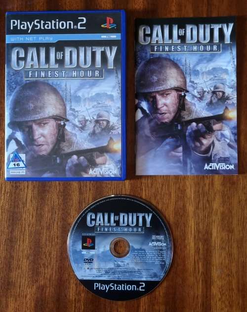 Call of Duty Finest Hour for PS2 - Complete Platinum Edition