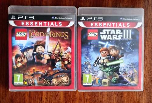 2x Lego PS3 Games - Lord of the Rings + Star Wars