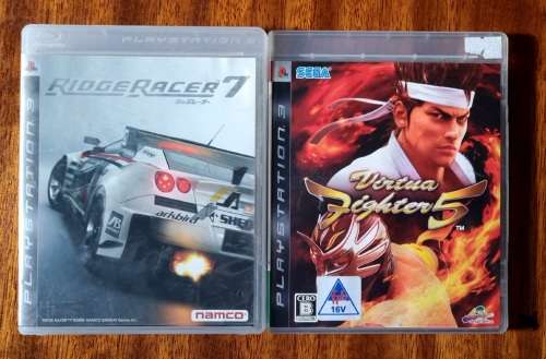 2x JP PS3 Games - Ridge Racer + Virtua Fighter