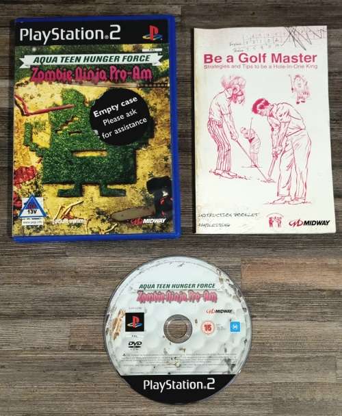 Aqua Teen Hunger Force - Zombie Ninja Pro-Am for PS2 - Complete