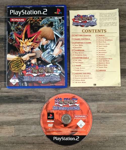 Yu-Gi-Oh! The Duelists of the Roses for PS2 - Complete - Discounted to Clear