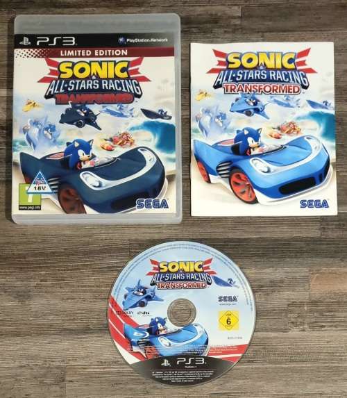 Sonic and All-Stars Racing Transformed Limited Edition - for PS3 - Complete