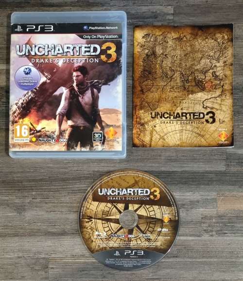 Uncharted 3 Drake`s Deception for PS3 - Complete
