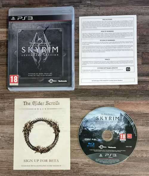Skyrim Legendary Edition for PS3 - Complete