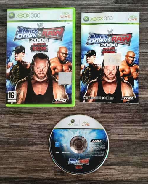 SmackDown vs Raw 2008 for Xbox 360 - Complete