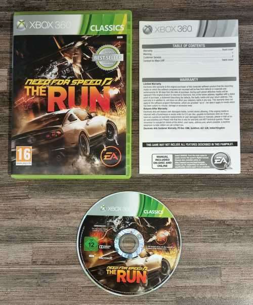 Need For Speed The Run for Xbox 360 - Complete