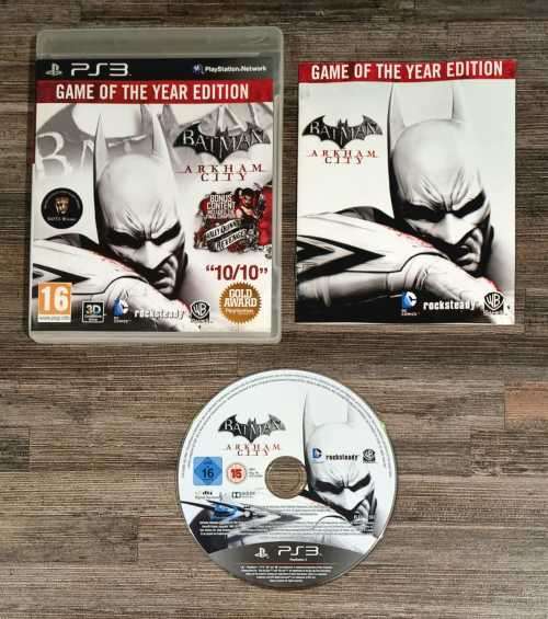 Batman Arkham City Game of the Year for PS3 - Complete