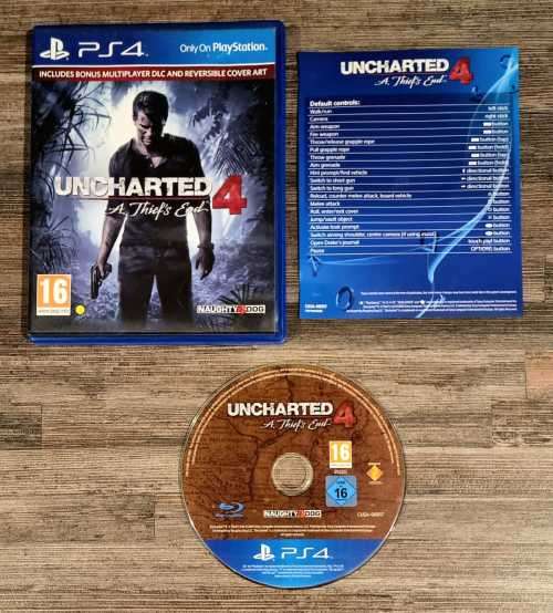 Uncharted 4 A Thief`s End for PS4 - Complete