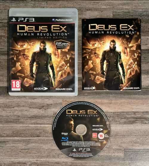 Deus Ex Human Revolution Limited Edition for PS3 - Complete