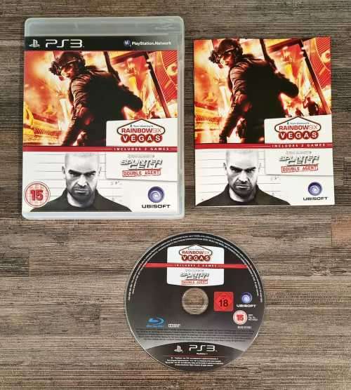 Tom Clancy`s Rainbow Six Vegas + Splinter Cell Double Agent for PS3 - Complete