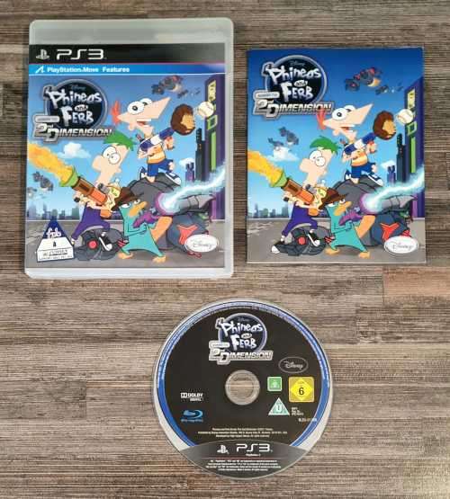 Phineas and Ferb 2nd Dimension for PS3 - Complete