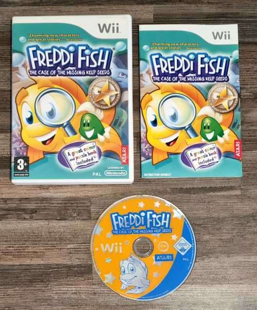 Freddi Fish The Case of the Missing Kelp Seeds for Nintendo Wii - Complete