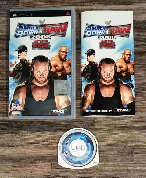 Smack Down vs Raw 2008 for PSP - Complete