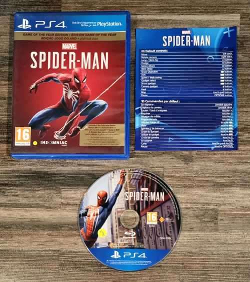 Spiderman Game of the Year Edition for PS4 - Complete