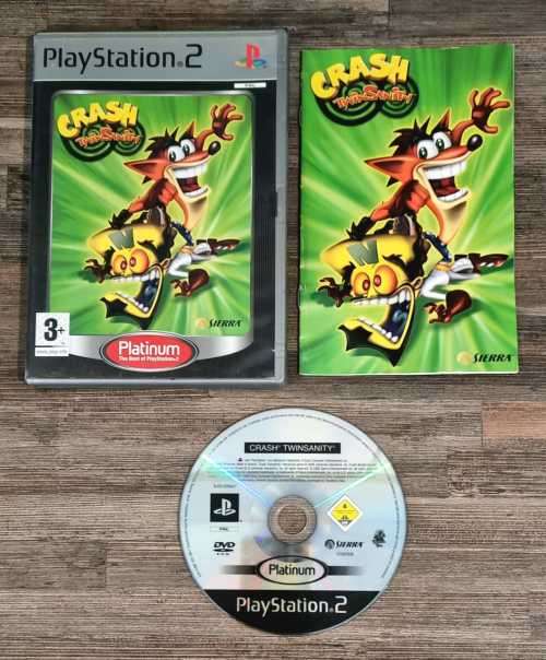 Crash Twin Sanity for PS2 - Complete