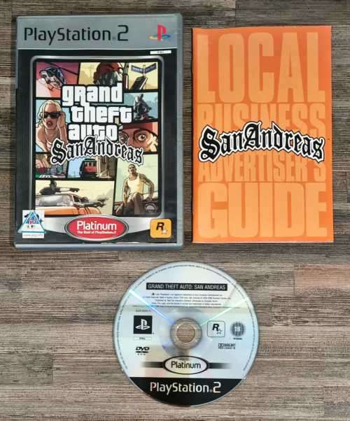 Grand Theft Auto San Andreas for PS2 - Complete
