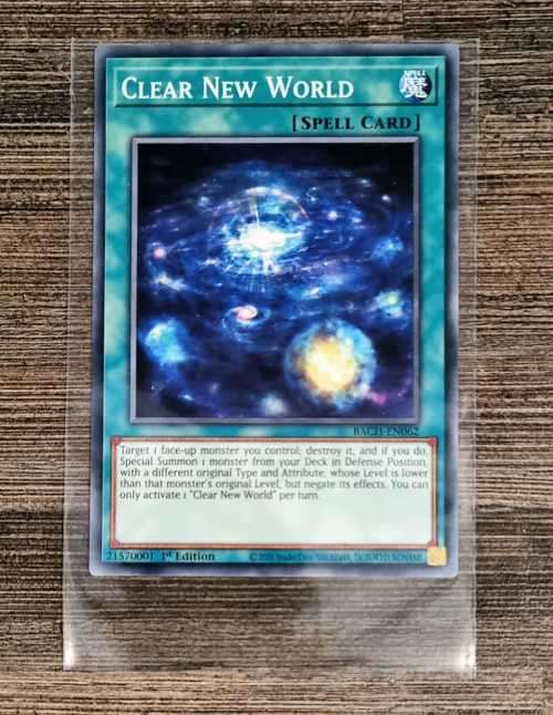 Clear New World - Yu Gi Oh Card - Price Drop