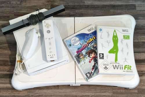 Nintendo Wii Console + Fit Board Bundle for Nintendo Wii