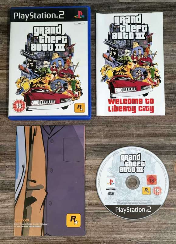 Grand Theft Auto III for PS2 - Complete