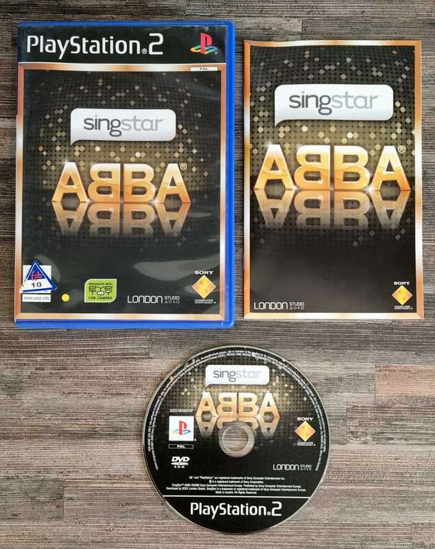 ABBA Singstar for PS2 - Complete