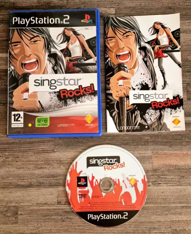Singstar Rocks for PS2 - Complete