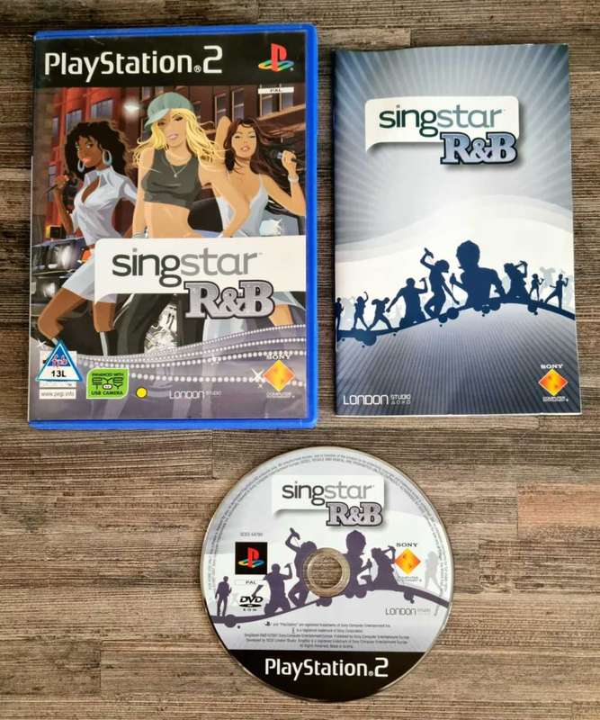 Singstar R&B for PS2 - Complete