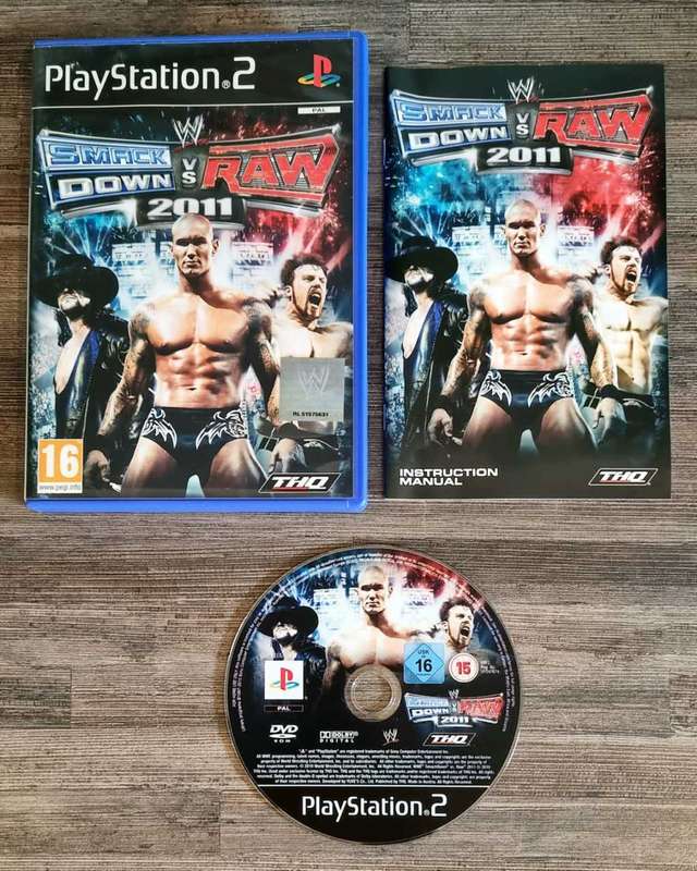 Smack Down vs Raw 2011 for PS2 - Complete