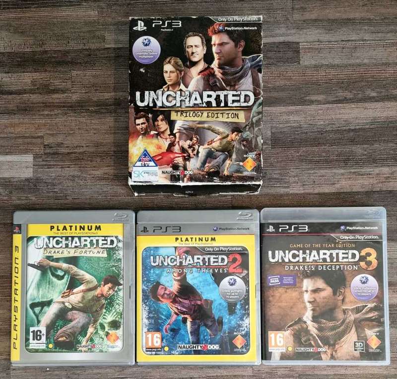 Uncharted Trilogy Edition for PS3 - Complete