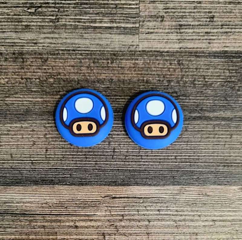 Mario Blue Mushroom Thumb Grips