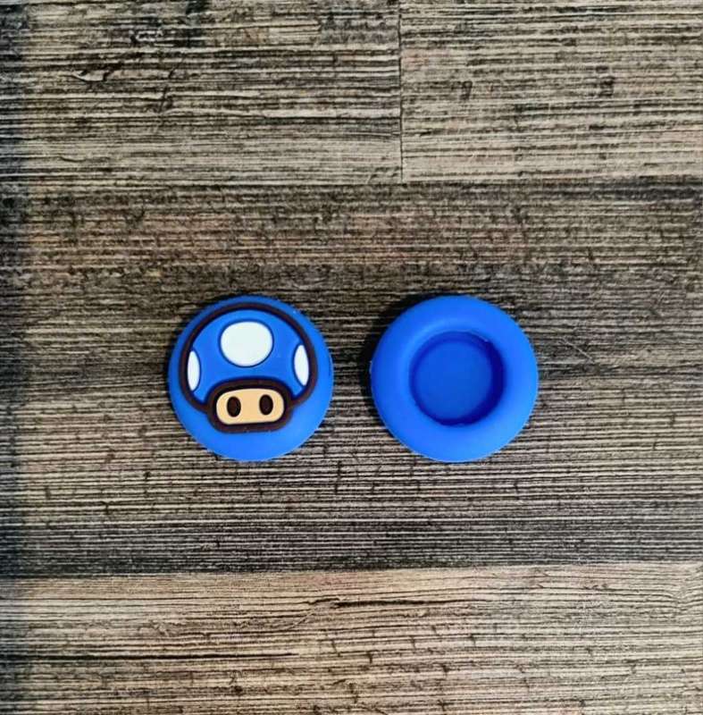 Mario Blue Mushroom Thumb Grips