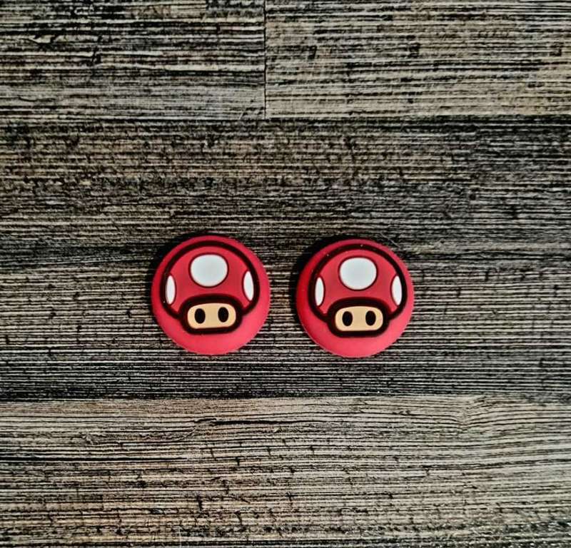 Mario Red Mushroom Thumb Grips