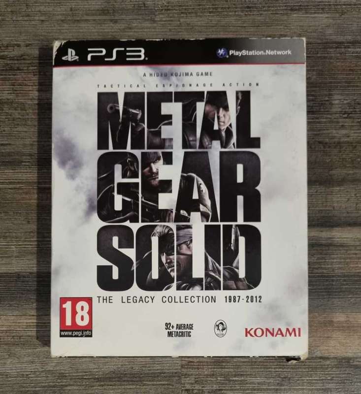 Metal Gear Solid Legacy Collection 1987 - 2012 for PS3 - Complete