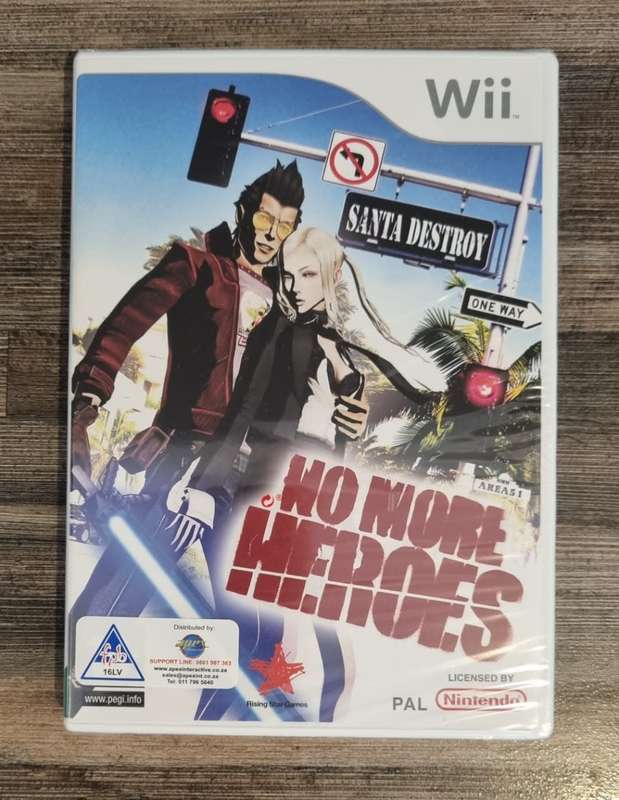 No More Heroes for Nintendo Wii With Light Sabre - Complete