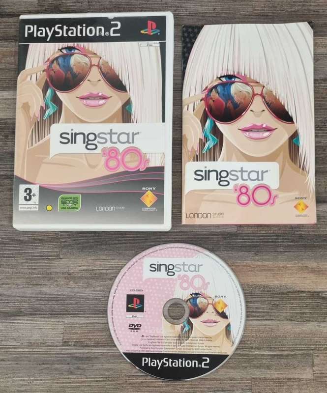 Sing Star 80s for PS2 - Complete