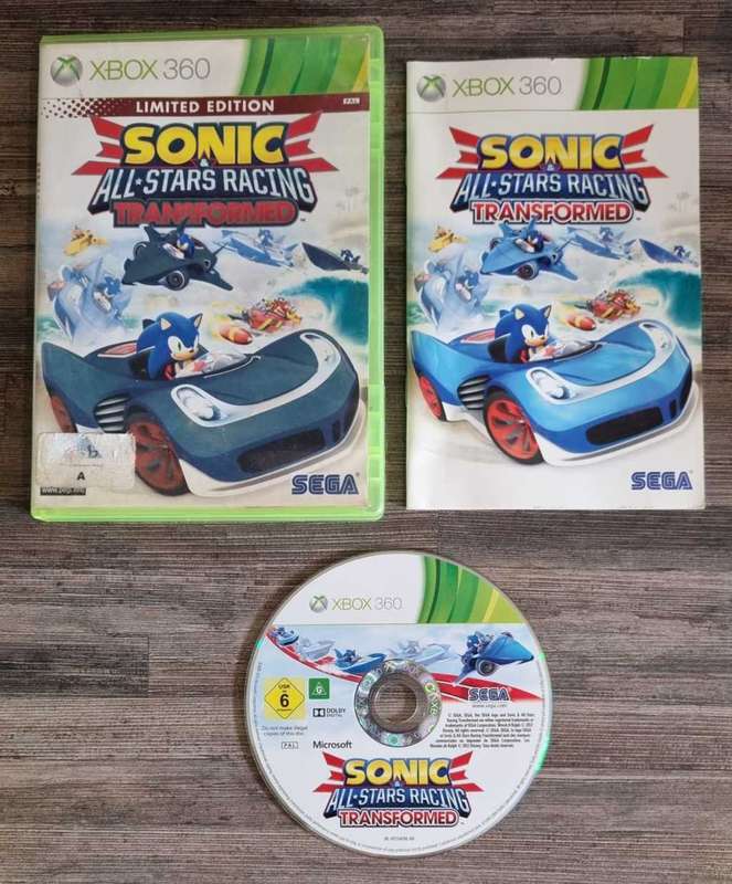 Sonic All-Stars Racing Transformed for Xbox 360 - Complete