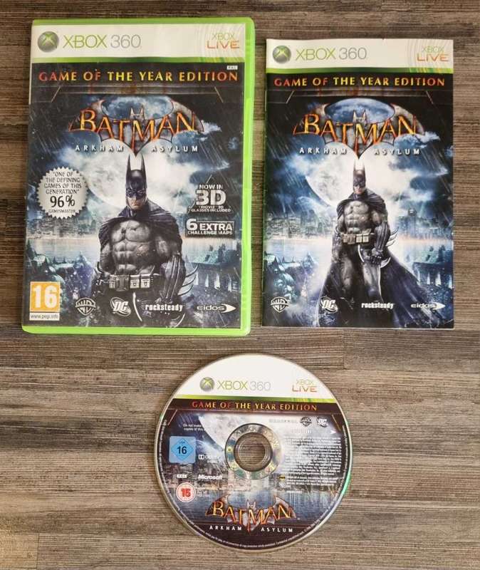 Batman Arkham Asylum for Xbox 360 - Complete