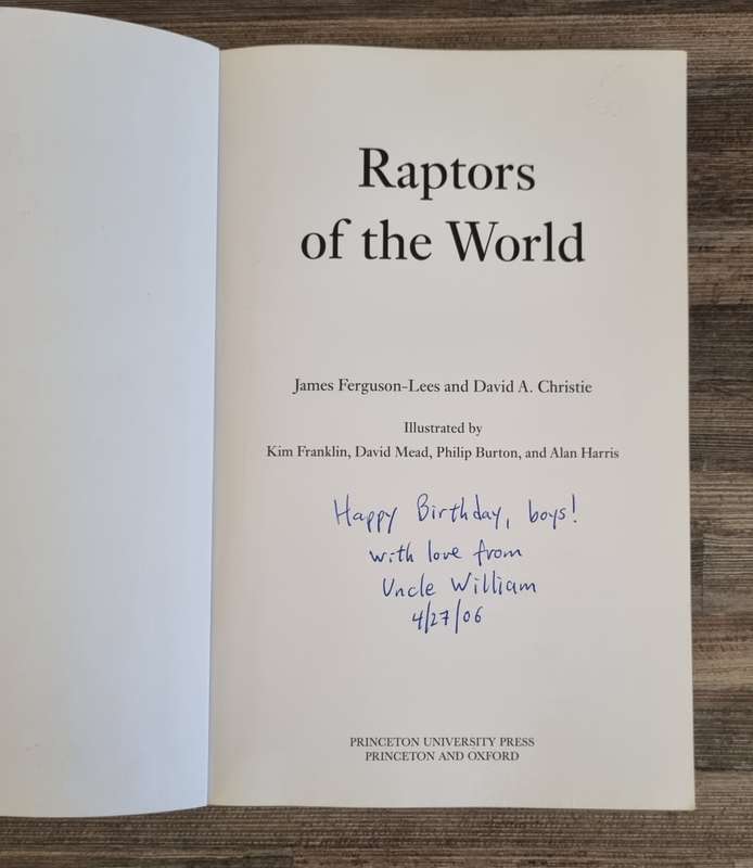 Raptors of the World Fieldguide - James Ferguson-Lees + David Christie