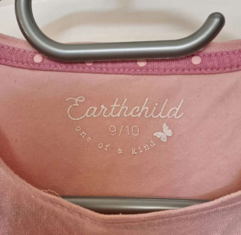 Earthchild Girl`s Top - Age 9/10