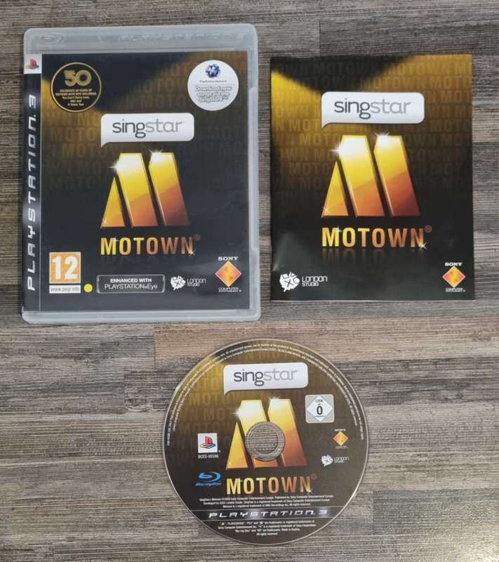 Sing Star Motown for PS3 - Complete
