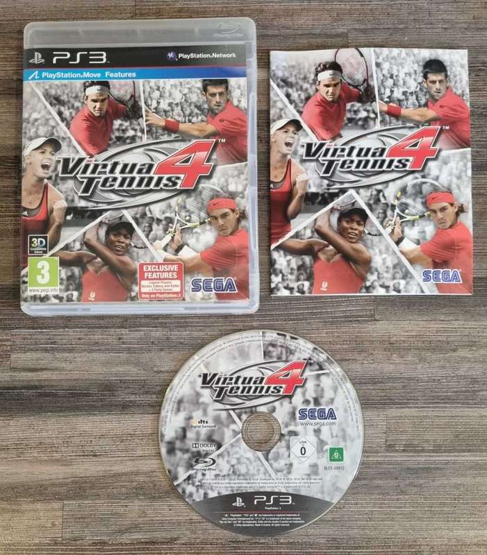 Virtua Tennis 4 for PS3 - Complete