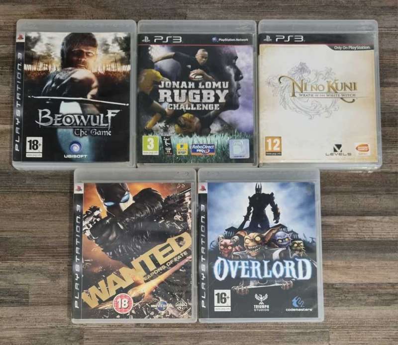 PS3 60GB Backwards Compatible Console + Controller + Remote + 10 Games