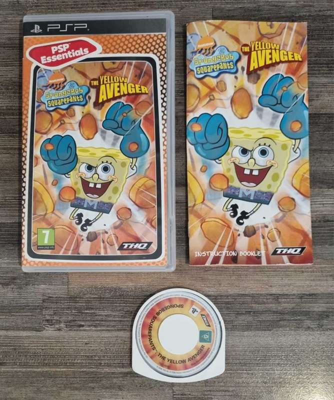 Spongebob Squarepants The Yello Avenger for PSP - Complete